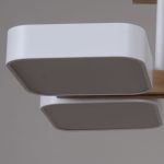 Потолочная люстра Reluce 03359-0.3-06 WH+WOOD