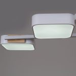 Люстра на штанге Reluce 03361-0.3-04 WH+WOOD