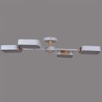 Люстра на штанге Reluce 03363-0.3-04 WH+WOOD