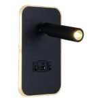 Спот Reluce 86204-9.2-001KT LED12W+USB BK