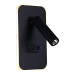 Спот Reluce 86204-9.2-001KT LED12W+USB BK