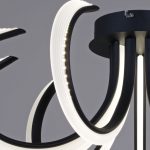 Потолочная люстра Reluce 74390-0.3-09L black