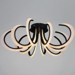 Потолочная люстра Reluce 74390-0.3-5+5 black