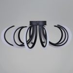 Потолочная люстра Reluce 74390-0.3-5+5 black