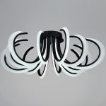 Потолочная люстра Reluce 74390-0.3-6+6 black