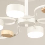 Люстра на штанге Reluce 92860-0.3-08 WT+WOOD GX53