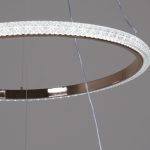 Подвесная люстра Reluce 87090-0.4-02 BK+FG