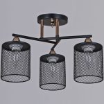 Потолочный светильник Reluce 91360-0.3-03 BK+FG