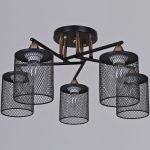 Потолочный светильник Reluce 91360-0.3-05 BK+FG