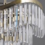 Подвесная люстра Illumico IL3475-8PSQ-25AB ELITE Подвесная люстра Illumico IL3475-8PSQ-25AB ELITE