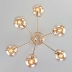 Люстра на штанге Eurosvet 30166/6 золото