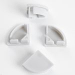 Заглушка без отверстия для профиля CAB280 (комплект 4шт) Feron LD379 48254