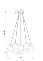 Подвесной светильник Freya Fiesta FR5231PL-13CH