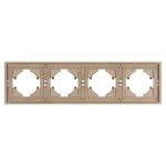 Рамка пластиковая на 4 поста Arlight FRM-TENDO-PL-4-GD 053850