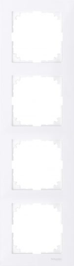 Рамка на 4 поста Schneider Electric Merten MTN4040-3625