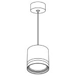 Подвесной светильник Citilux Hardy CL002P10
