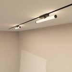 Трековый однофазный светильник Denkirs Strom DK6448-BK