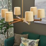 Люстра на штанге ImperiumLoft Stavra Jorgenson Beige/Light Wood 203573-26