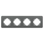 Рамка на 4 поста стеклянная Arlight FRM-OMALI-SFGS-4-GR 049718