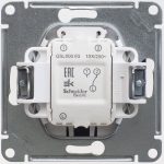 Переключатель 1-клавишный с подсветкой сх.6а, 10АХ Systeme Electric Glossa Антрацит GSL000763