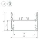 Профиль Arlight SL-LINE 029040