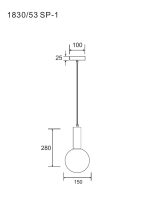 Подвесной светильник Divinare Eterno 1830/53 SP-1