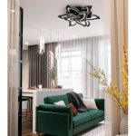 Потолочная люстра LED4U L2839-9 BK