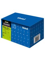 Уличная светодиодная гирлянда (UL-00003950) Uniel занавес теплый белый- белый ULD-C2030-240/TTK WarmWhite-White IP44