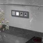 Рамка из стекла на 4 поста Werkel Elite графит 4690389180804 W0042440