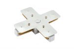 Коннектор Х-образный Denkirs DK Track White TR1104-WH