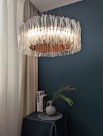 Подвесная люстра DeLight Collection Accordeon 10310P-780 white/gold