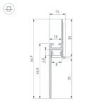 Профиль Arlight PLINTUS-FANTOM-H35-2000 BLACK 043665