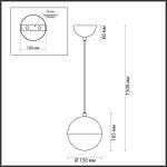 Подвесной светильник Odeon Light Pinga 4958/1
