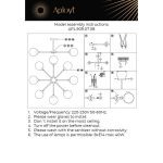 Люстра на штанге Aployt Beta APL.909.07.08