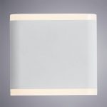 Уличный настенный светодиодный светильник Arte Lamp A8153AL-2WH