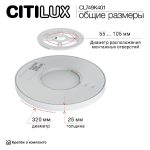 Потолочный светильник Citilux Norma CL749K401