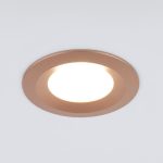 Встраиваемый светильник Elektrostandard 110 MR16 золотой 4690389168659