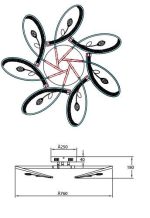 Лампа светодиодная (UL-00006499) Uniel GX53 7W 4000K призма LED-GX53-7W/4000K+3000K/GX53/PR PLB02WH