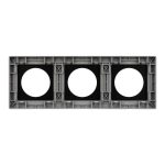 Рамка 3-местная алюминиевая Arlight FRM-PRESTO-ALR-3-GR 043873