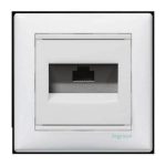 Розетка компьютерная RJ45 Legrand Valena 5e кат UTP с захватами алюминий 770230