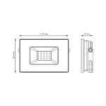 Прожектор светодиодный Gauss Elementary 20W 4000К 613100220