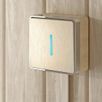 Выключатель одноклавишный с подсветкой Werkel Gallant шампань рифленый W5010110 4690389163821