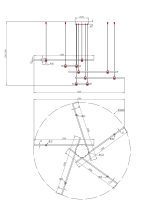 Подвесная люстра Arte Lamp Errai A2195SP-5BK