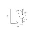 Бра Lightstar Omega 200936