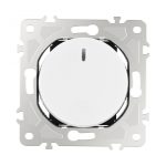 Выключатель одноклавишный с подсветкой Arte Milano 202.31-1.white