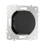 Выключатель одноклавишный проходной Arte Milano 202.32-1.black