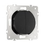 Выключатель жалюзи Arte Milano 202.38-2.black