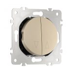 Выключатель жалюзи Arte Milano 202.38-2.shampan