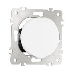 Розетка с заземлением, шторками и защитной крышкой Arte Milano 202.41-1.white