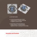 Розетка RJ45 Arte Milano 202.45-1.silver